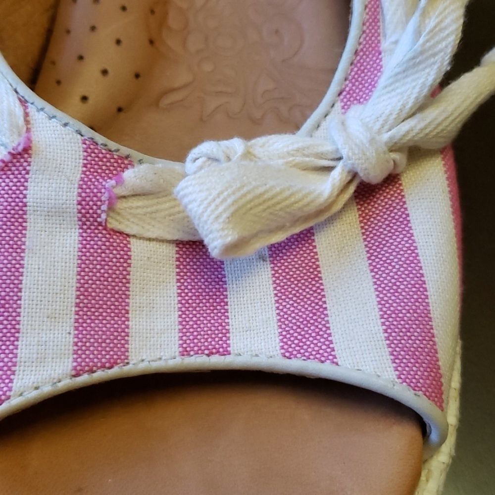 Born pink stripped‎ Y2k espadrilles - Picture 5 of 7